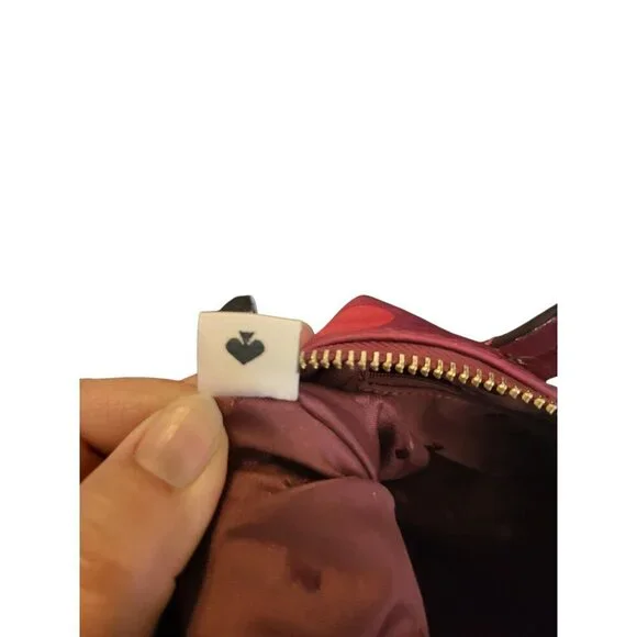 Kate Spade Red Polka Dot Tote Bag. - Picture 5 of 12